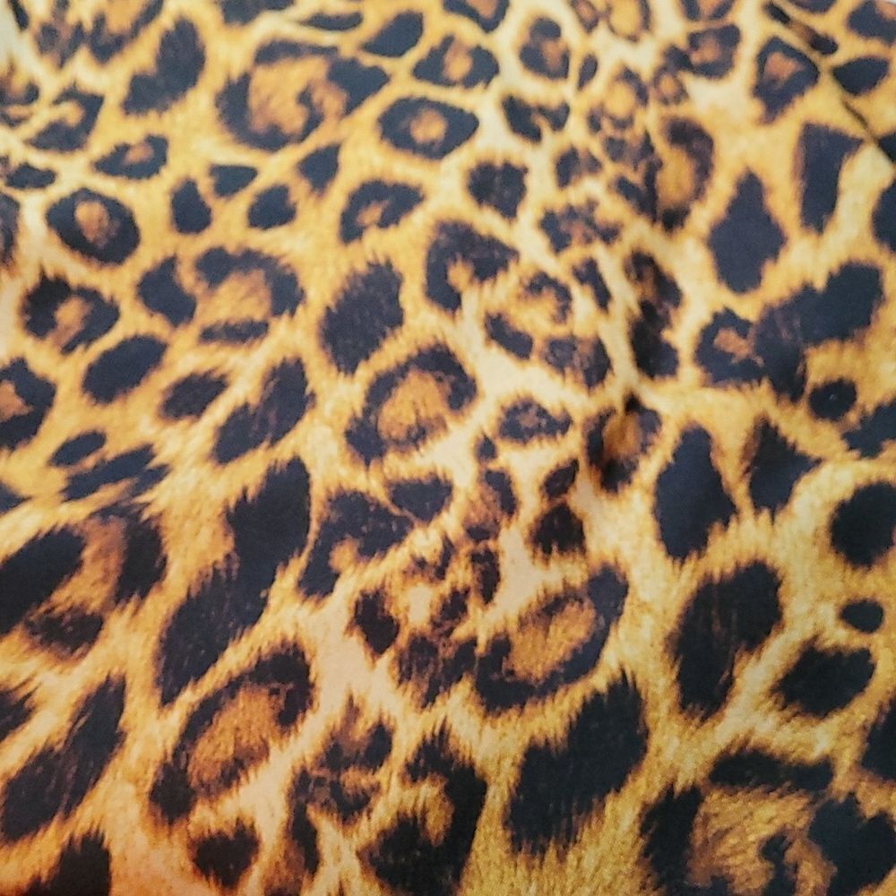 Cakes leopard print poncho style cover-up - Picture 5 of 5